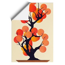 Peach Tree Orphism Framed