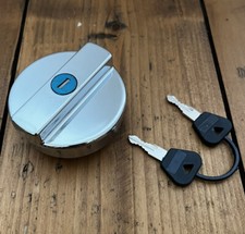 FIAT 131 MIRAFIORI ABARTH Sport TC FUEL FILLER CAP WITH KEYS CHROME