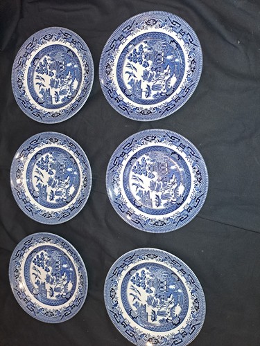 Churchill blue white - white, willow