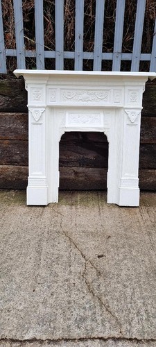 Victorian cast iron fireplace - cast,