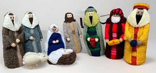 Hand knitted christmas - hand,