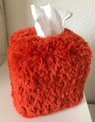 Fluffy tissue box cover holder - tissue,