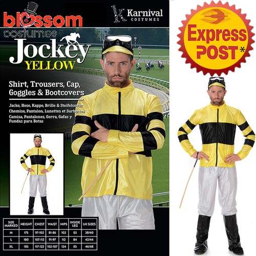Ca248 yellow jockey - jockey, horse