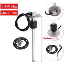 100-550mm Fuel Level Sender Water Level Sensor 0-190ohm 240-33ohm For Car Boat