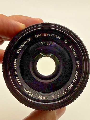 Olympus zuiko 70mm - f/4, lens