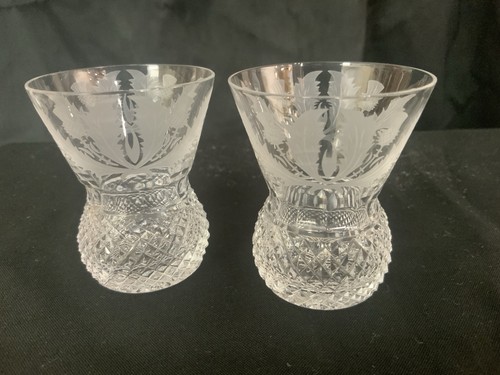 Set two edinburgh crystal - set,