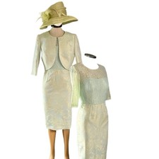 John Charles Mother of the Bride Groom Outfit and Hat Size 14 MoG MoB Cost £700