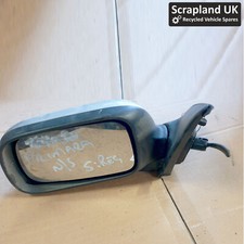 NISSAN PRIMERA P11 1996–2002 Silver Passenger Side Manual Wing Mirror E11015334