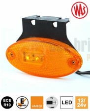 WAS W65 12/24V Oval LED Side
