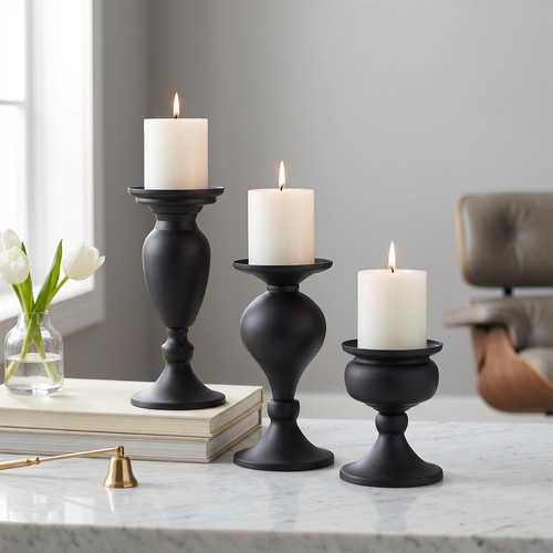 Set minimalist candle - set, of