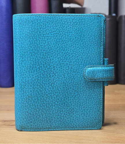 Rare filofax finsbury aqua - filofax,