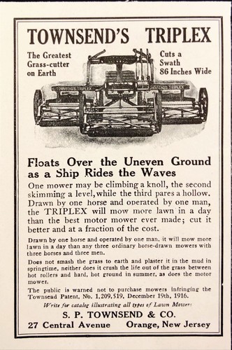 1919 townsend triplex horse - 1919,