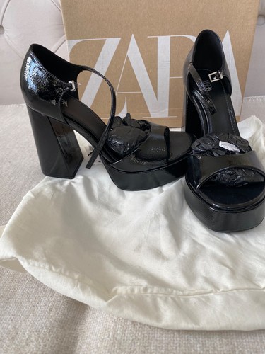 Zara sandals platform heels - zara,