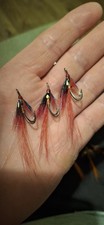 3@8 Red Ghillie Salmon Flies