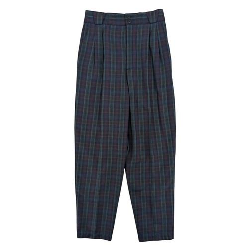 Vtg 90s pleated tartan plaid - vtg,