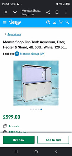 Monstershop 300l white glass - 300l,