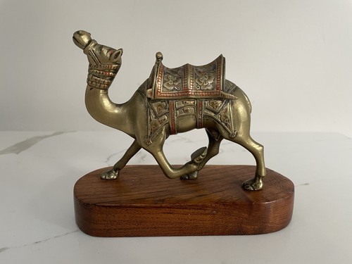 Vintage brass camel - vintage,