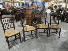 4 Old spindle Back  Chairs