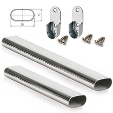 Wardrobe Oval  Hanging Rail +