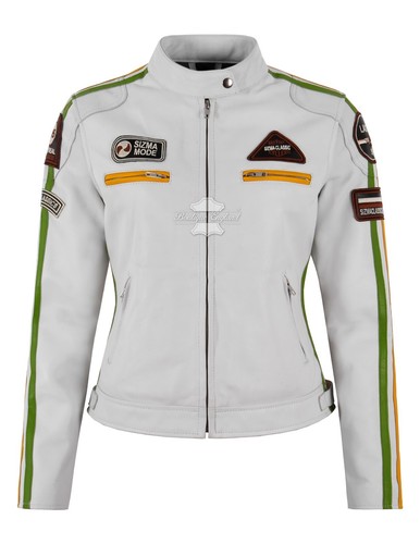 Sizma ladies leather jacket - ladies,