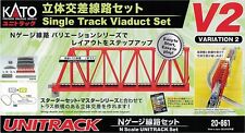KATO N Gauge Single Track Viaduct Set V2 20-861 Railway Model Rail Set