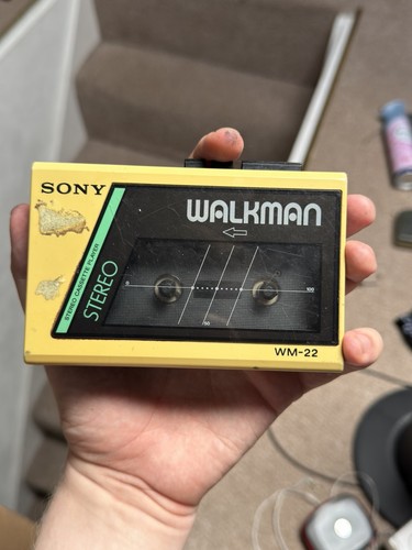 Sony walkman cassette - walkman, wm-22