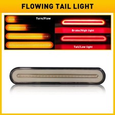 1X Rear Tail Light Bar 100 LED Halo Dynamic Flowing Indicator Stop Brake 12V 24V