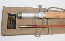 9'-6 SHARPS Scottie Impregnated Trout Fly Fishing Rod V/fine CONDITION ( R-479)