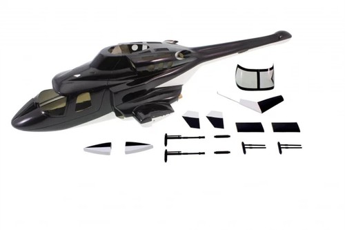 Black airwolf helicopter - black, rc