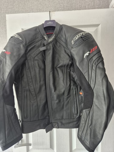 Rst r18 leather jacket size - leather,