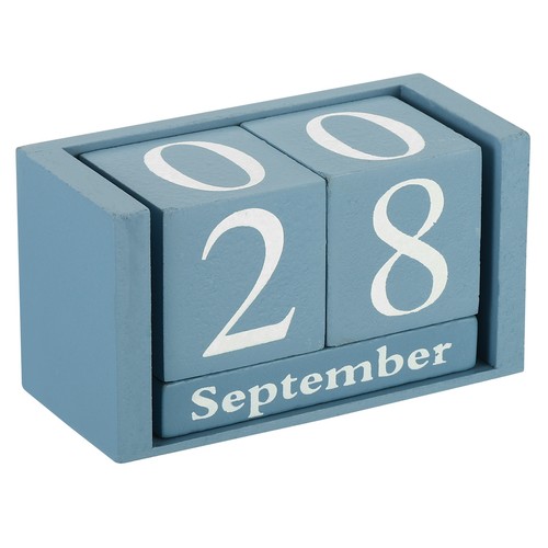 Vintage wood block perpetual - block,