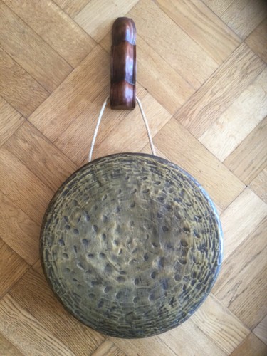 Vintage bronze brass hammered - vintage, bronze/brass