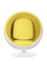 Retro Ball Chair with Cashmere