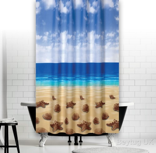 Fabric bathroom shower - fabric,