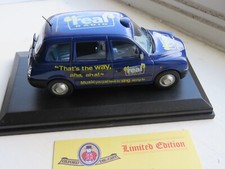 Oxford Diecast 1/43 London Taxi Real Radio TX4 - new, # 0188 of 2,000