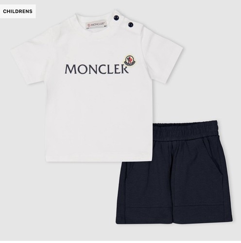 Boys moncler shirt shorts - moncler,