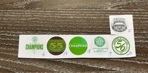Celtic champions 26 - fc, 25/26