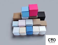 Bespoke Square End-Tuck Cartons 20 Colours Choose Material Size & Pack Quantity