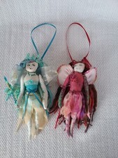 Handmade Blue & Red Fabric