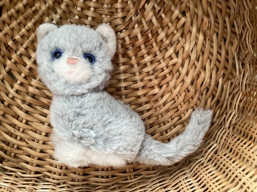 Steiff small sitting grey and - small,
