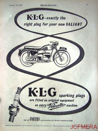 1957 motor cycle - motor, advert
