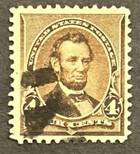 United States: 1890-93. SC# 222 on stamp mount. Album ready Used. Lot 08-01281