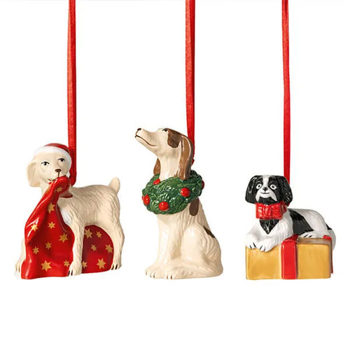 Villeroy boch dog ornaments - &,