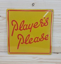 Enamel Sign - Players Please -