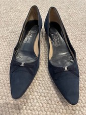 Salvatore Ferragamo Womens Navy Shoes