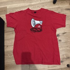 VINTAGE White Stripes snake megaphone Tour T-Shirt Medium Original Rock