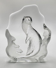 Paperweight - Vintage - Royal Krona - Otter