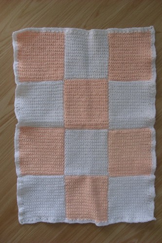 Handmade crochet baby pram - handmade,