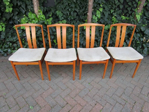 Four danish dining - dining, chairs