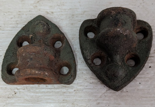 Vintage pair victorian iron - victorian,